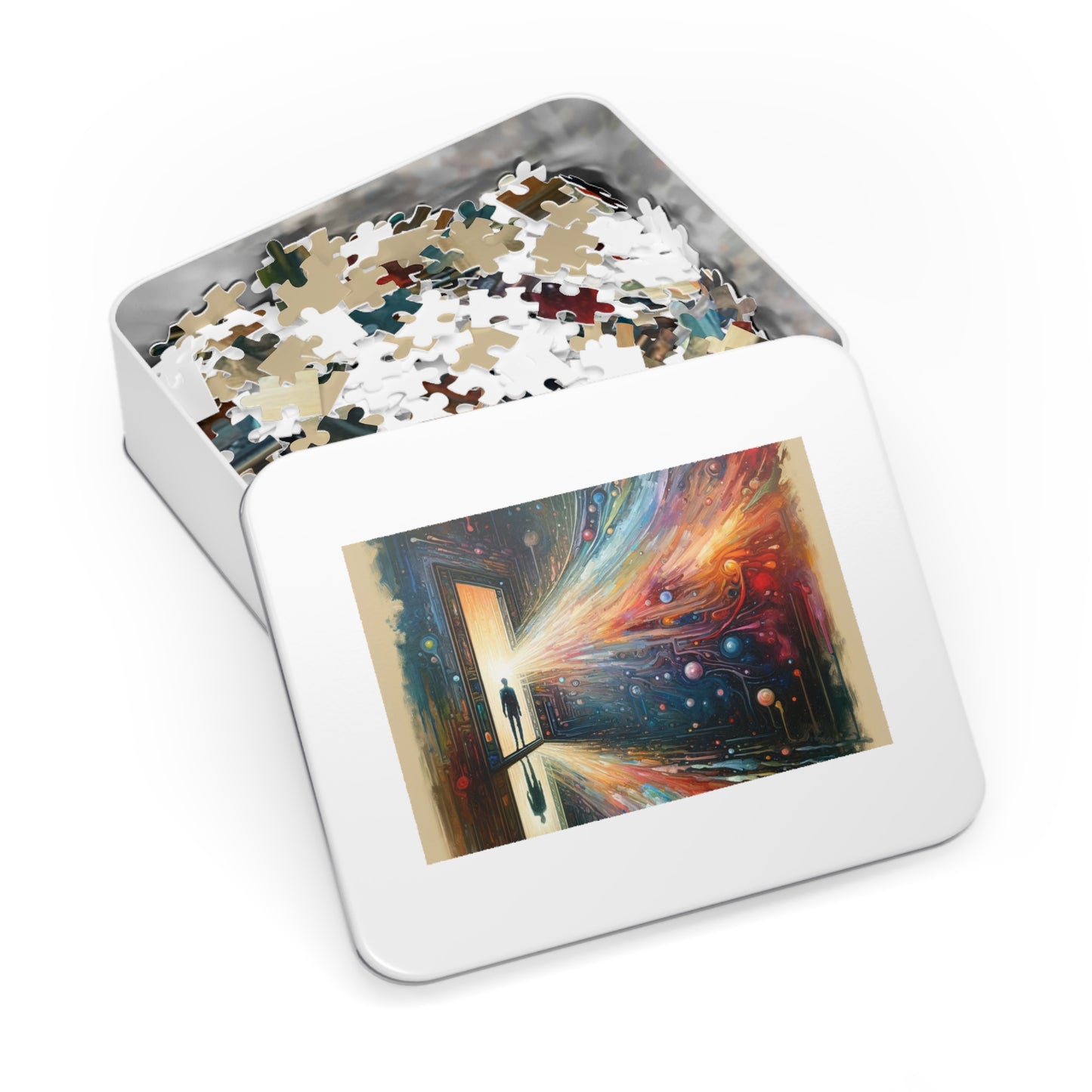 Mirror Wholeness Tachism Jigsaw Puzzle (30, 110, 252, 500,1000-Piece)