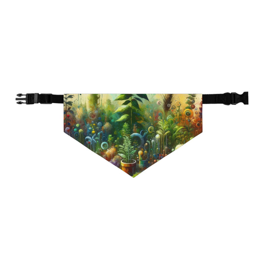 Communal Garden Microcosm Pet Bandana Collar