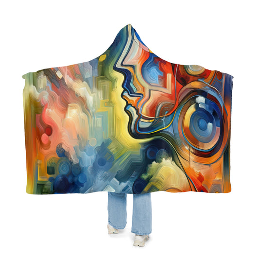 Emotional Perception Abstract Snuggle Blanket