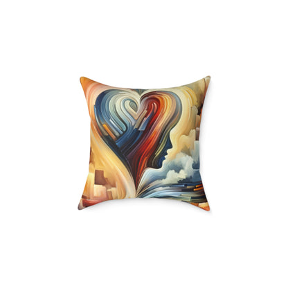 Heartfelt Lexicon Unity Spun Polyester Pillow