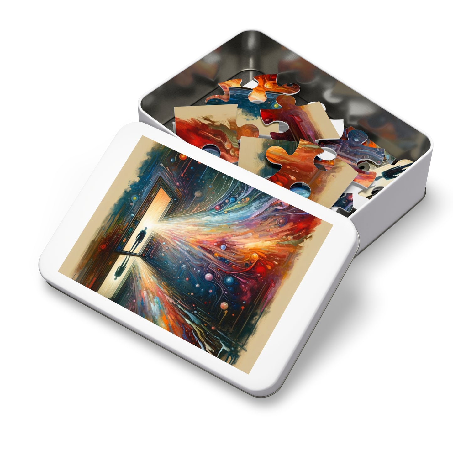 Mirror Wholeness Tachism Jigsaw Puzzle (30, 110, 252, 500,1000-Piece)