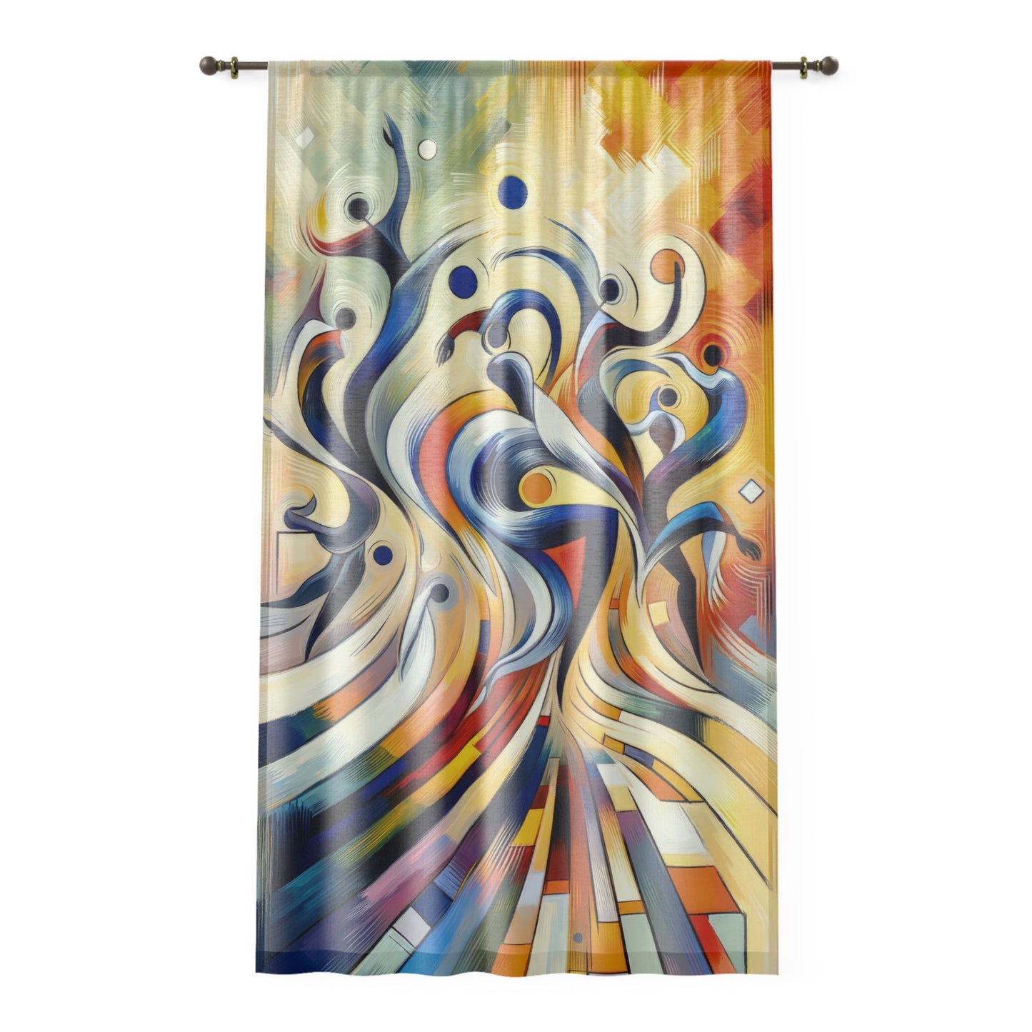 Wisdom Dance Inquiry Window Curtain