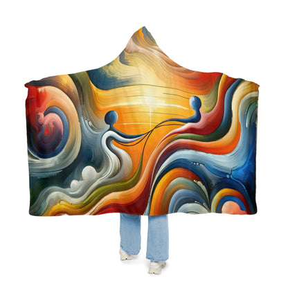 Empathetic Lifeline Abstract Snuggle Blanket