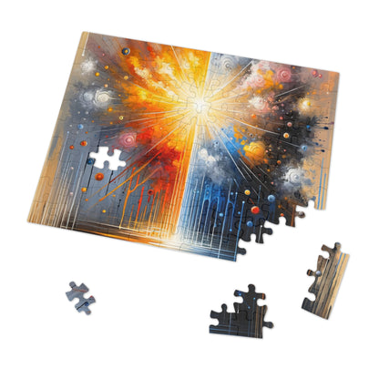 Luminous Abstract Tachism Jigsaw Puzzle (30, 110, 252, 500,1000-Piece)