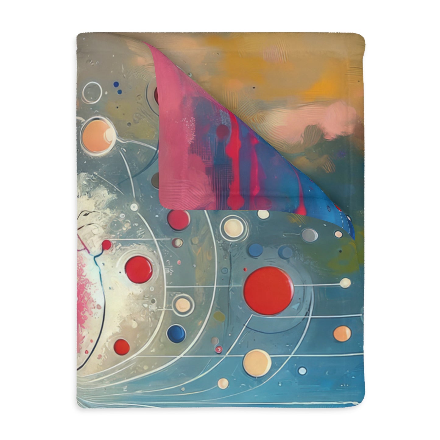 Emotional Physics Heart Velveteen Microfiber Blanket (Two-sided print)