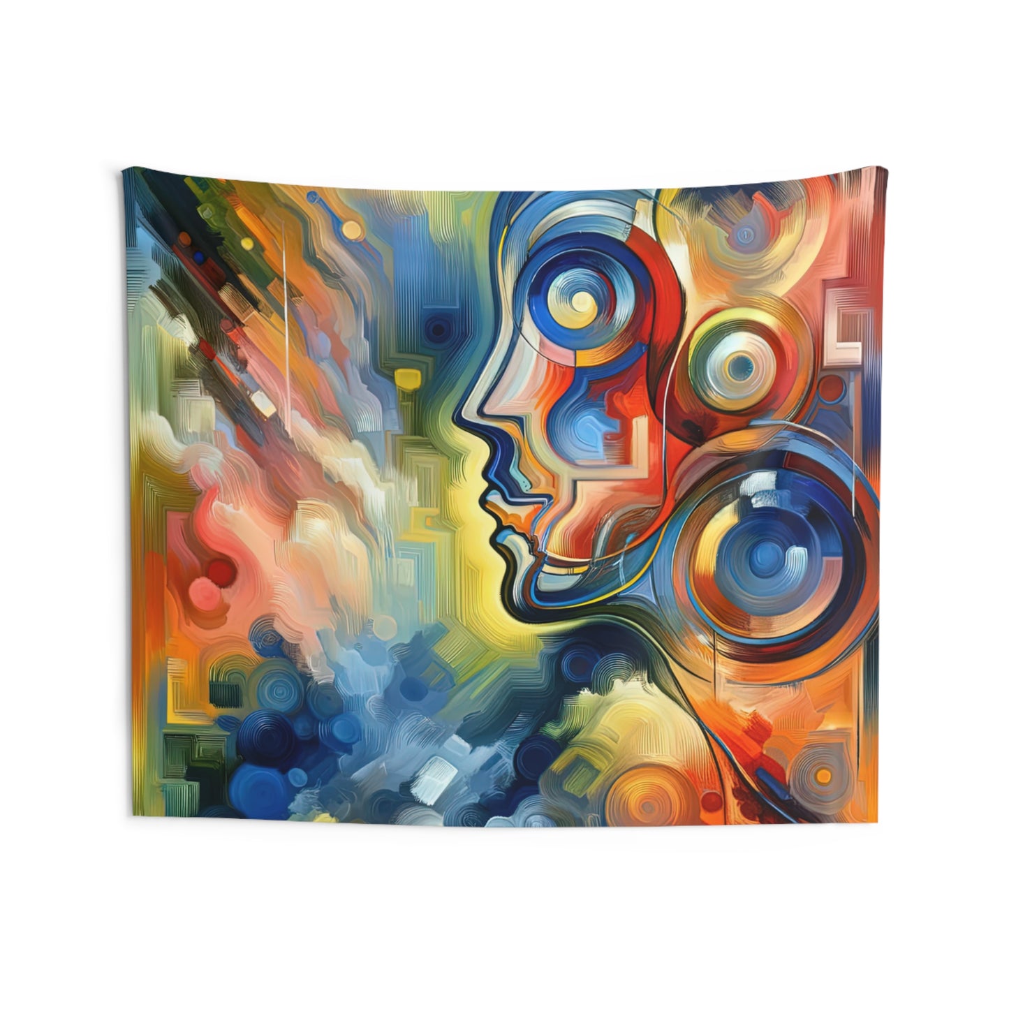 Emotional Perception Abstract Indoor Wall Tapestries