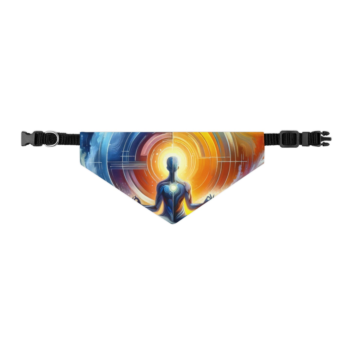 Techno Spiritual Synthesis Pet Bandana Collar