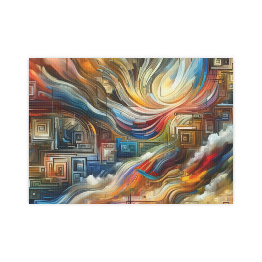 Woven Progress Tapestry Canvas Photo Tile