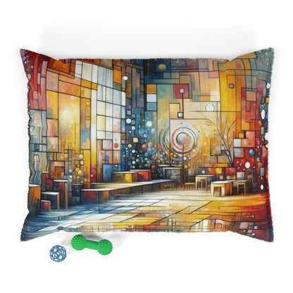 Reflective Habitation Art Pet Bed