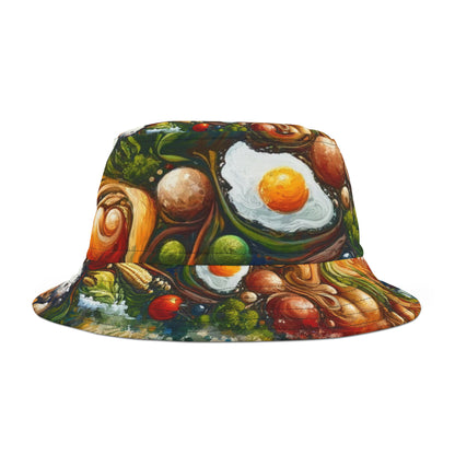 Earthly Dialogue Feast Bucket Hat (AOP)