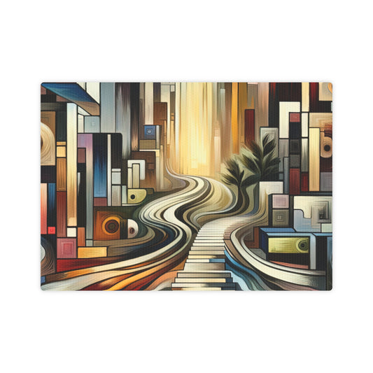 Relatable Journey Abstraction Canvas Photo Tile