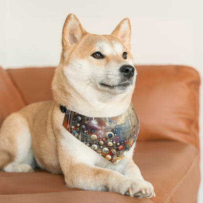 Abstract Mechanical Harmony Pet Bandana Collar