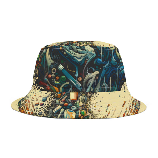 Rethinking Consumption Transformation Bucket Hat (AOP)