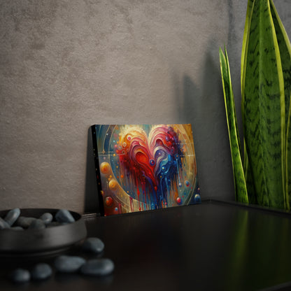 Unified Heart Reflections Canvas Photo Tile