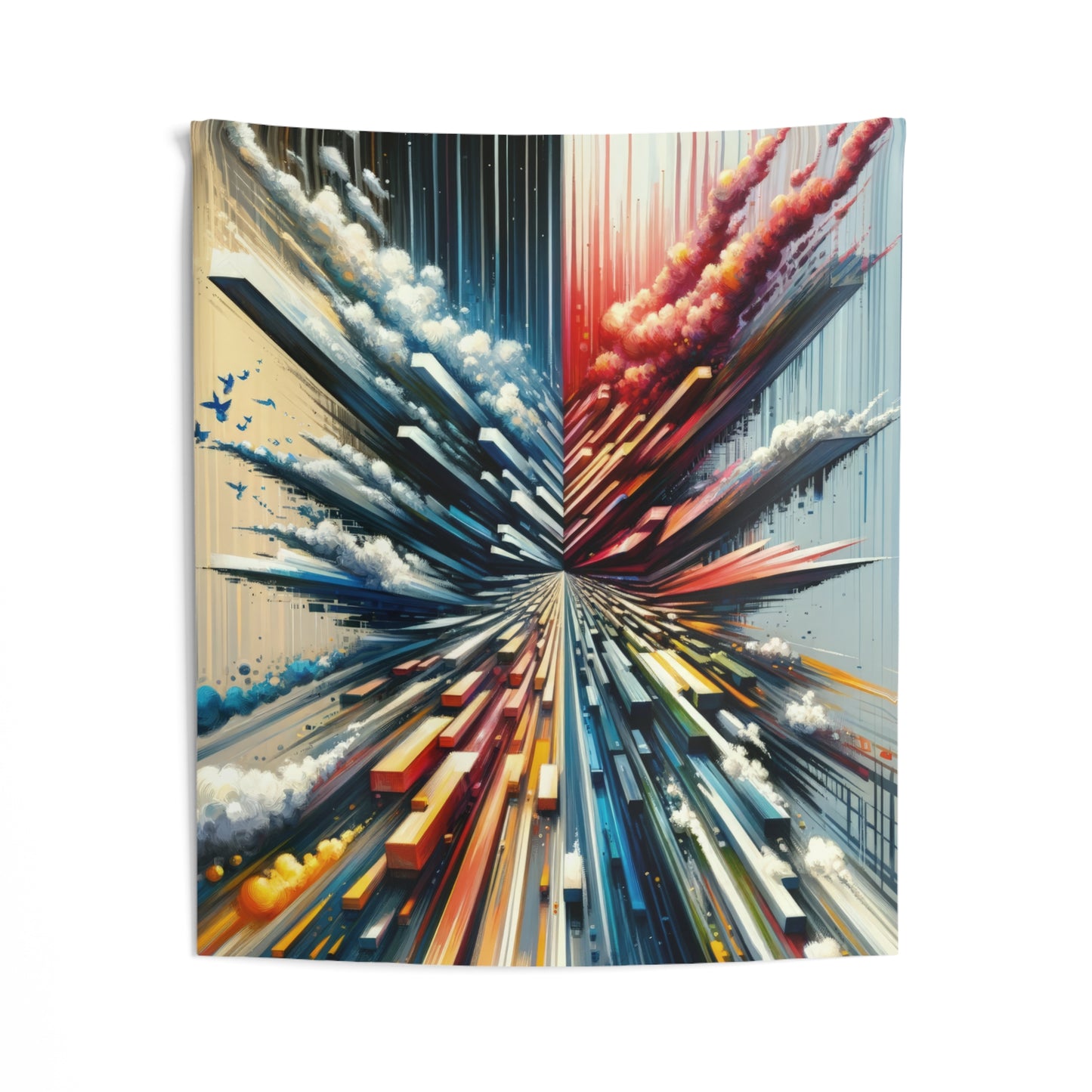 Rapid Perspective Shift Indoor Wall Tapestries