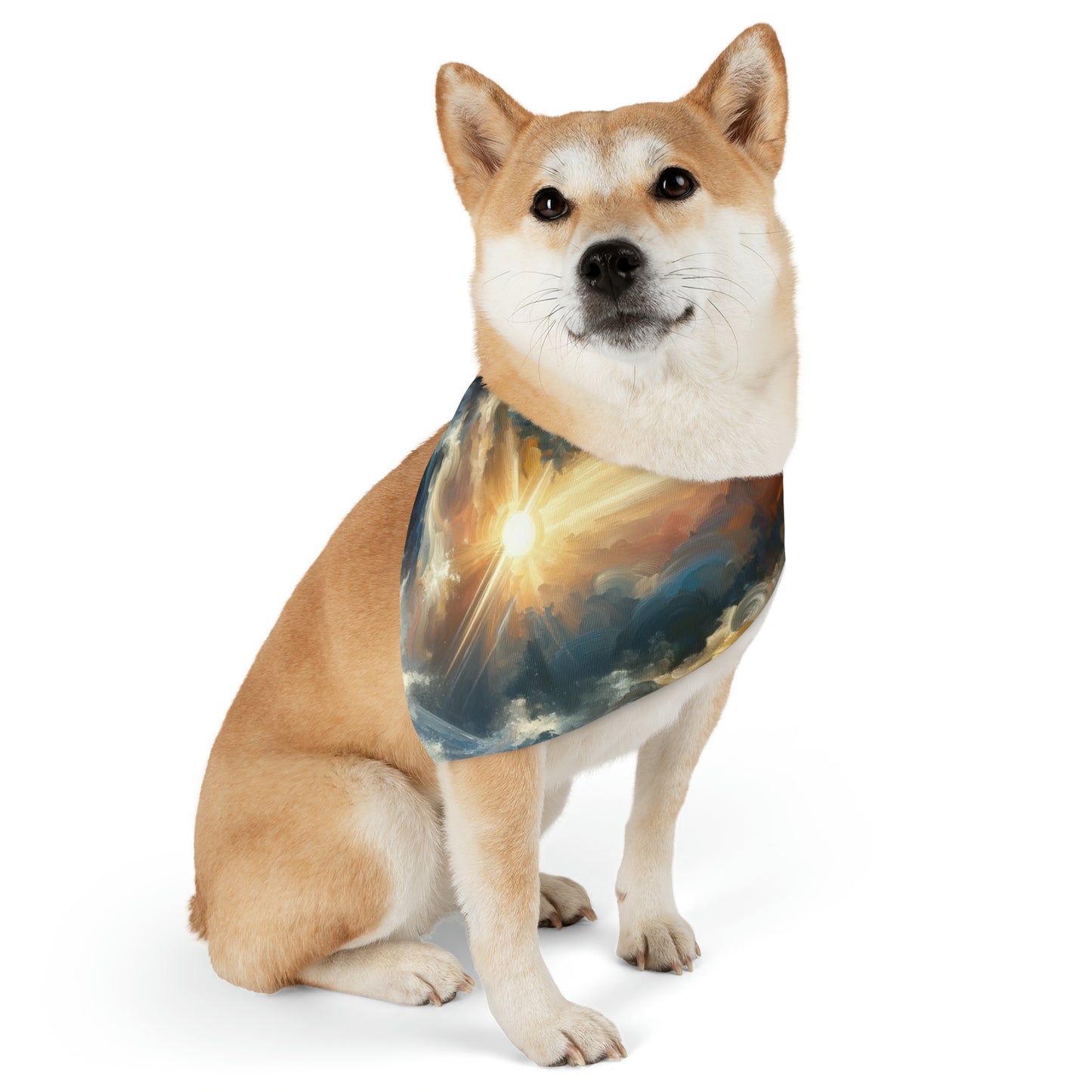 Tumultuous Sea Enlightenment Pet Bandana Collar