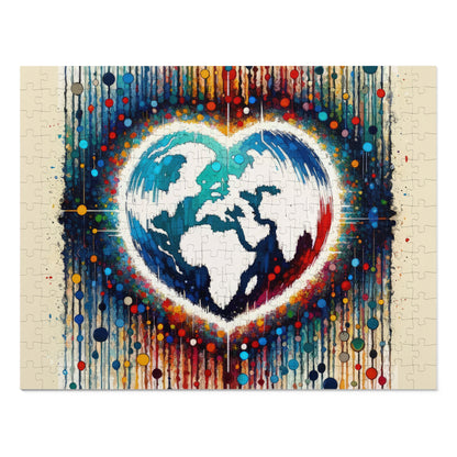 Heartbeats Synchronizing Peace Jigsaw Puzzle (30, 110, 252, 500,1000-Piece)
