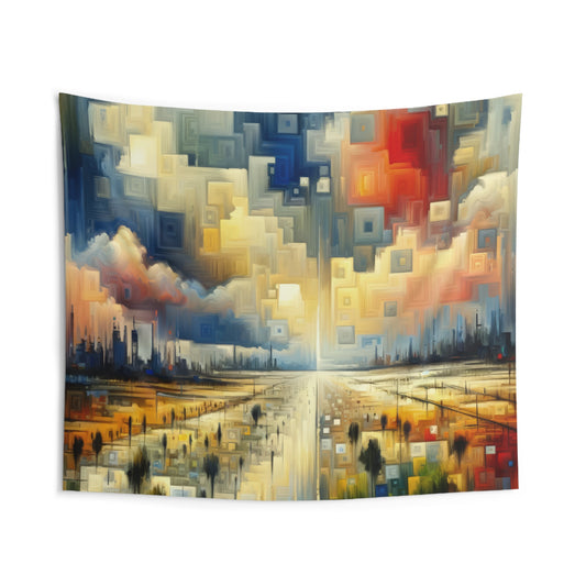 Earnest Gathering Rainwater Indoor Wall Tapestries