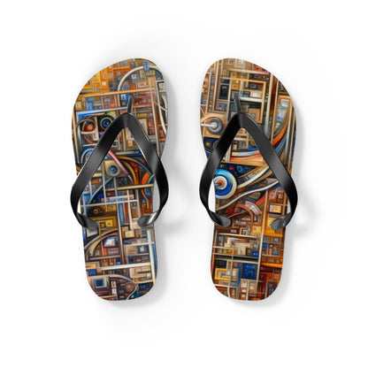 Intricate Life Tapestry Flip Flops