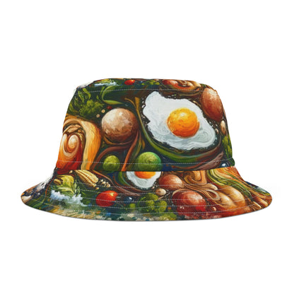 Earthly Dialogue Feast Bucket Hat (AOP)