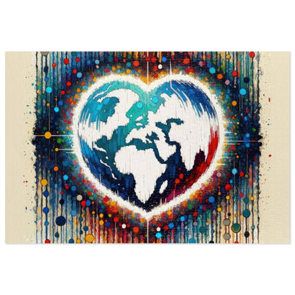 Heartbeats Synchronizing Peace Jigsaw Puzzle (30, 110, 252, 500,1000-Piece)