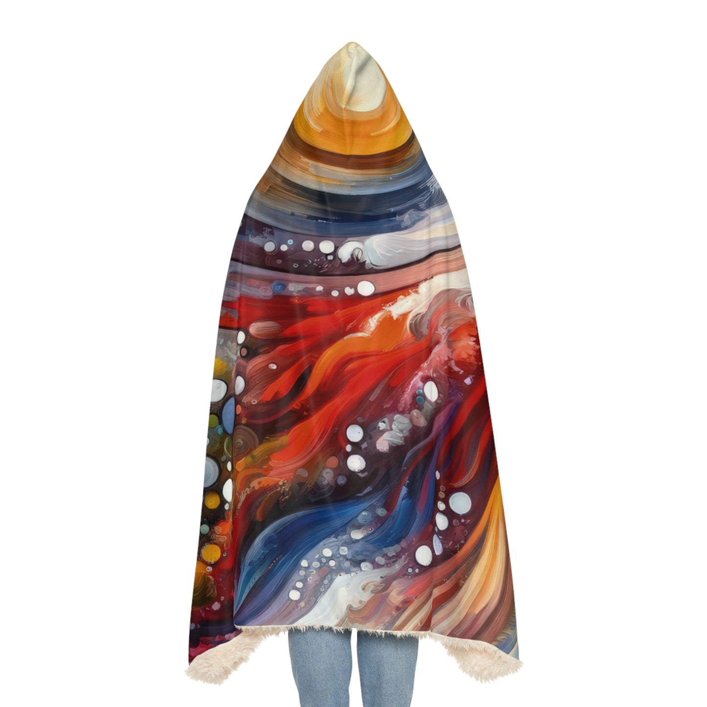 Harmonic Swirl Elegance Snuggle Blanket