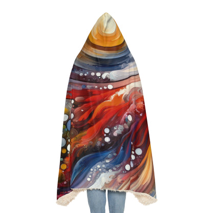 Harmonic Swirl Elegance Snuggle Blanket