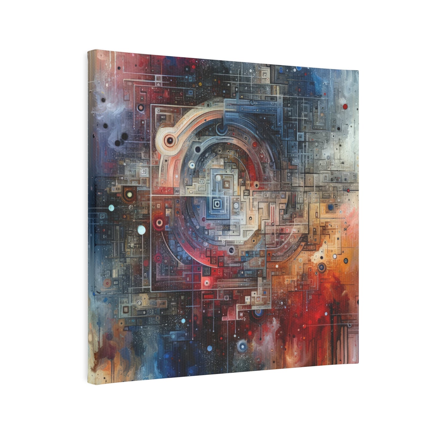Awareness Algorithm Tachism Canvas Photo Tile
