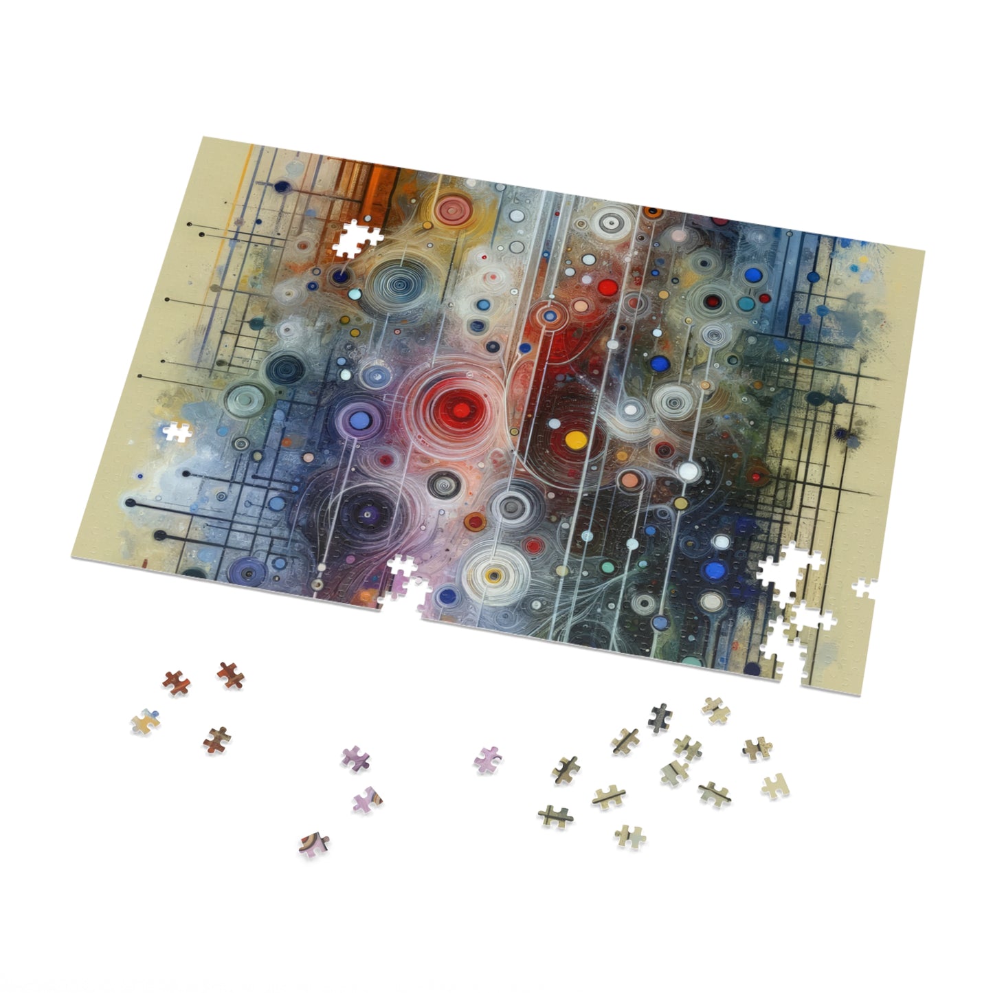 Awakenings Interconnectedness Tachism Jigsaw Puzzle (30, 110, 252, 500,1000-Piece)