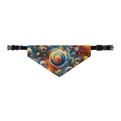 Connected Virtuality Canvas Pet Bandana Collar