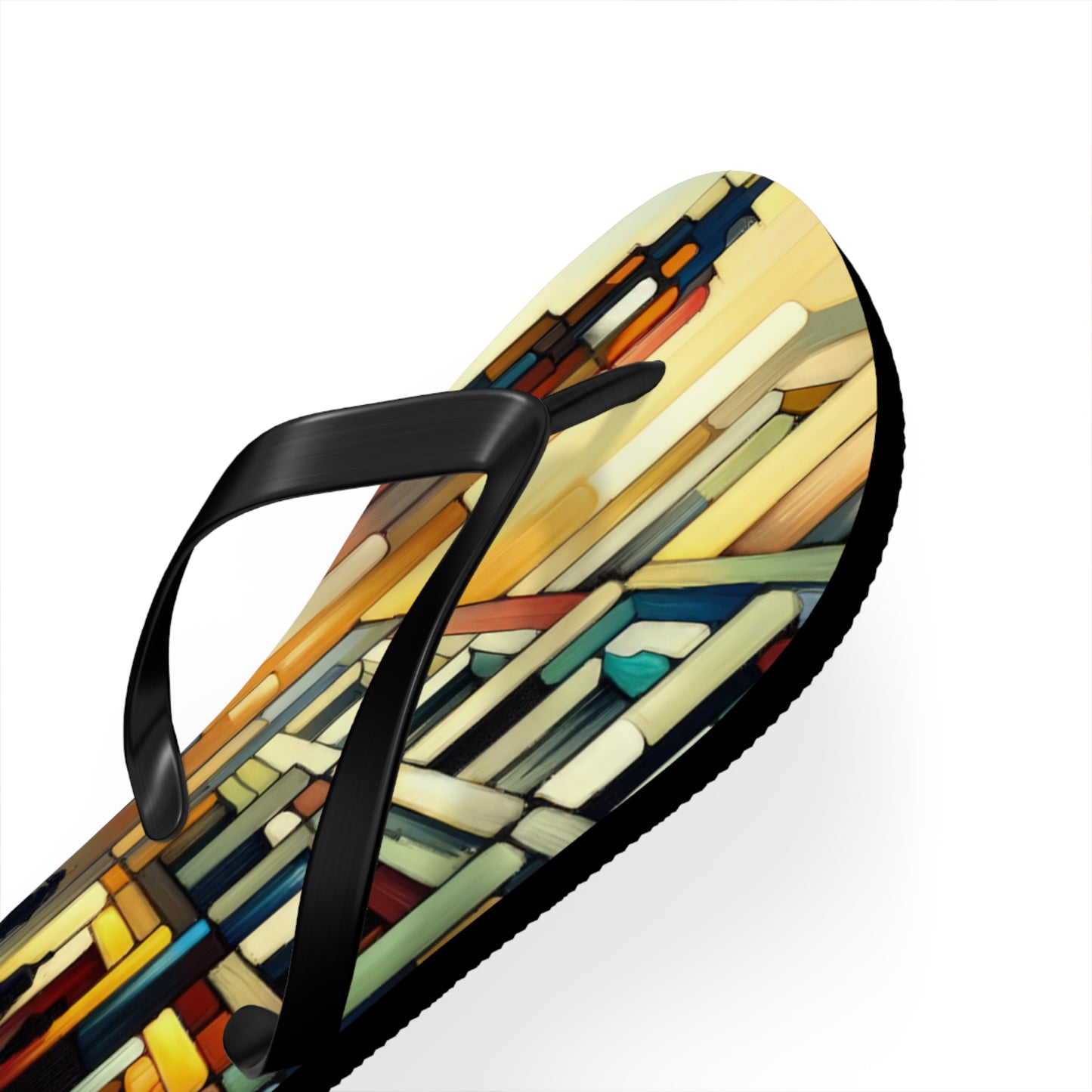 Cobbled Rhythm Heartbeat Flip Flops