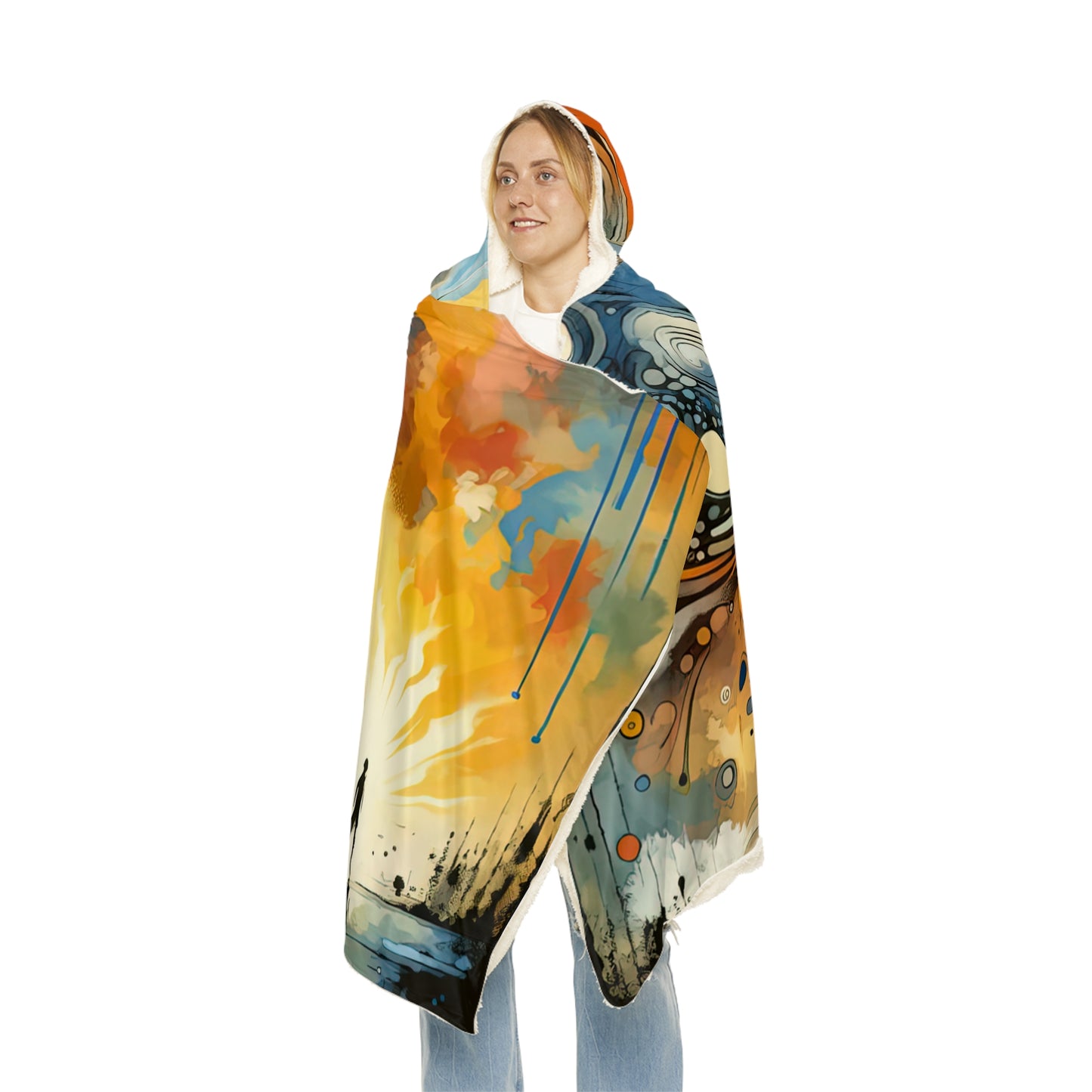 Intentional Awakening Reflection Snuggle Blanket