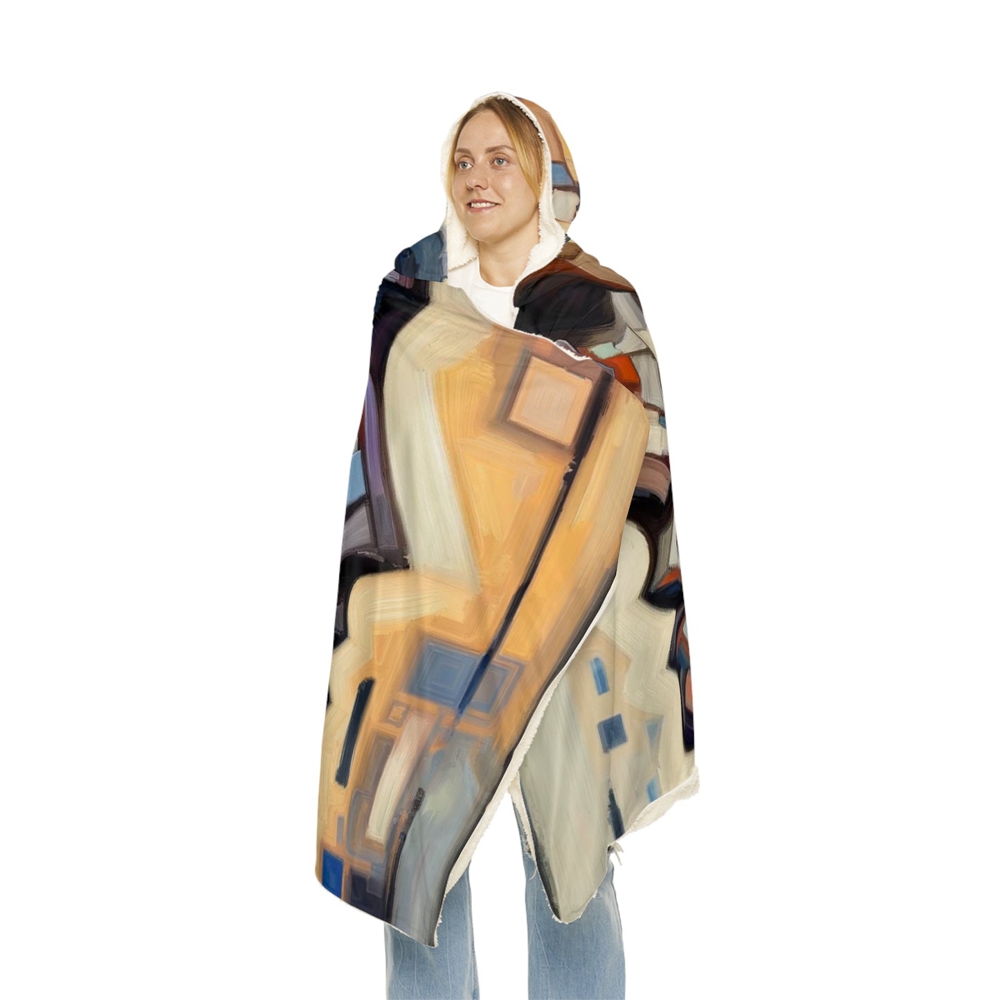 Identity Tachism Intersection Snuggle Blanket