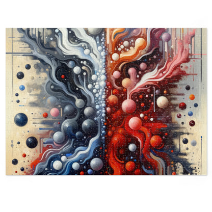 Symbiotic Exchange Abstract Jigsaw Puzzle (30, 110, 252, 500,1000-Piece)