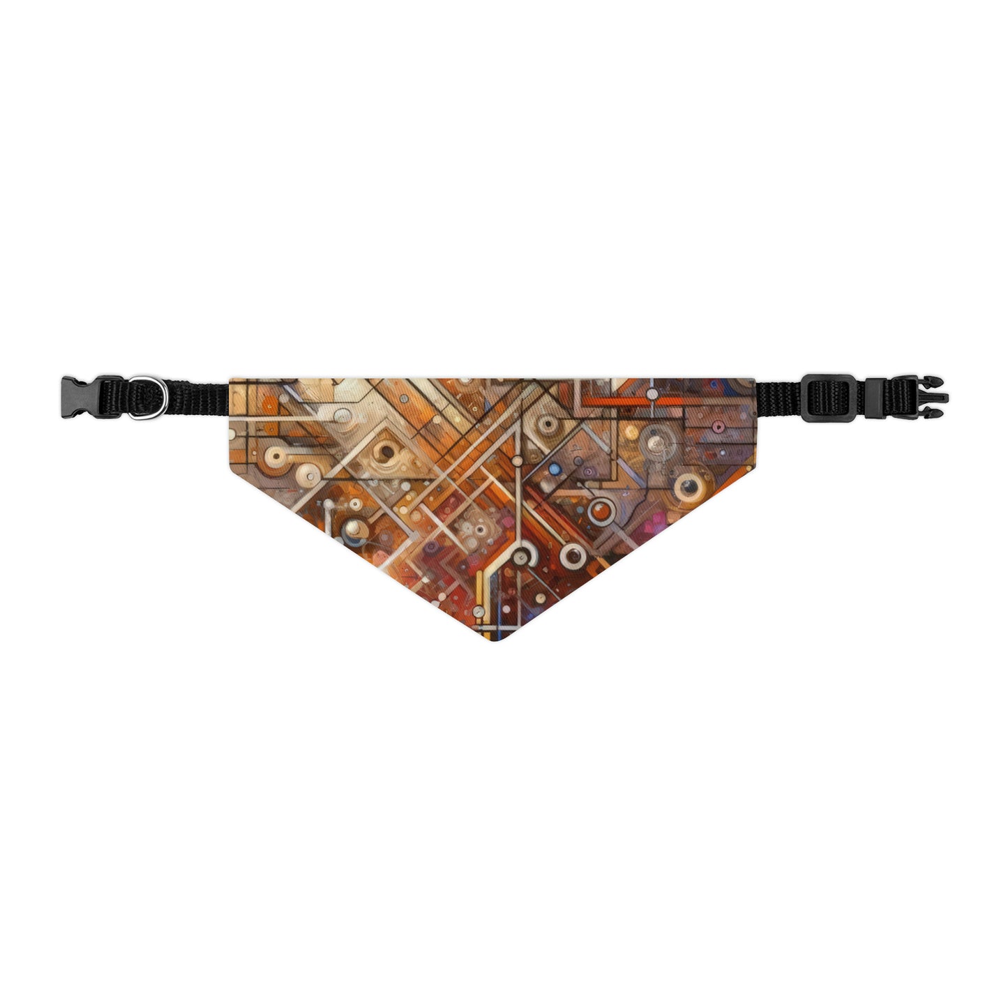 Abstract Structural Complexity Pet Bandana Collar