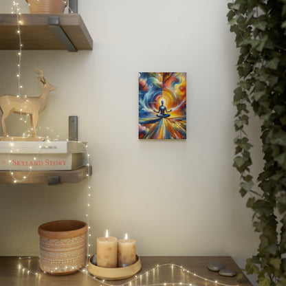 Techno Spiritual Synthesis Canvas Photo Tile
