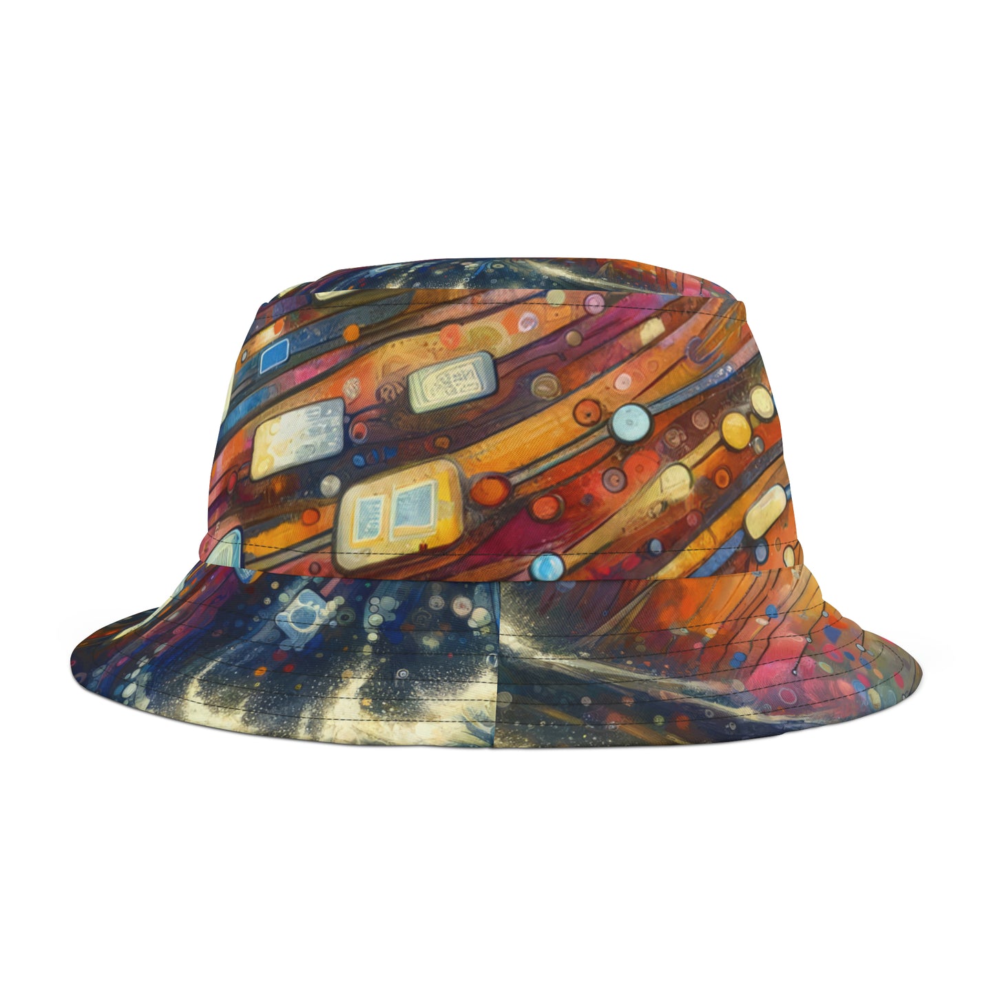 Digital Tapestry Weaving Bucket Hat (AOP)