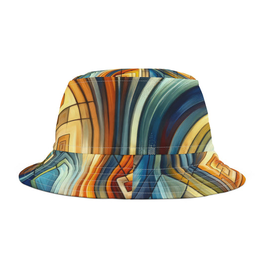 Spiritual Tachism Connection Bucket Hat (AOP)