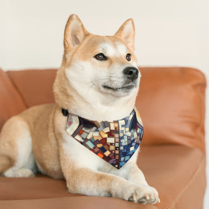 Identity Tachism Intersection Pet Bandana Collar