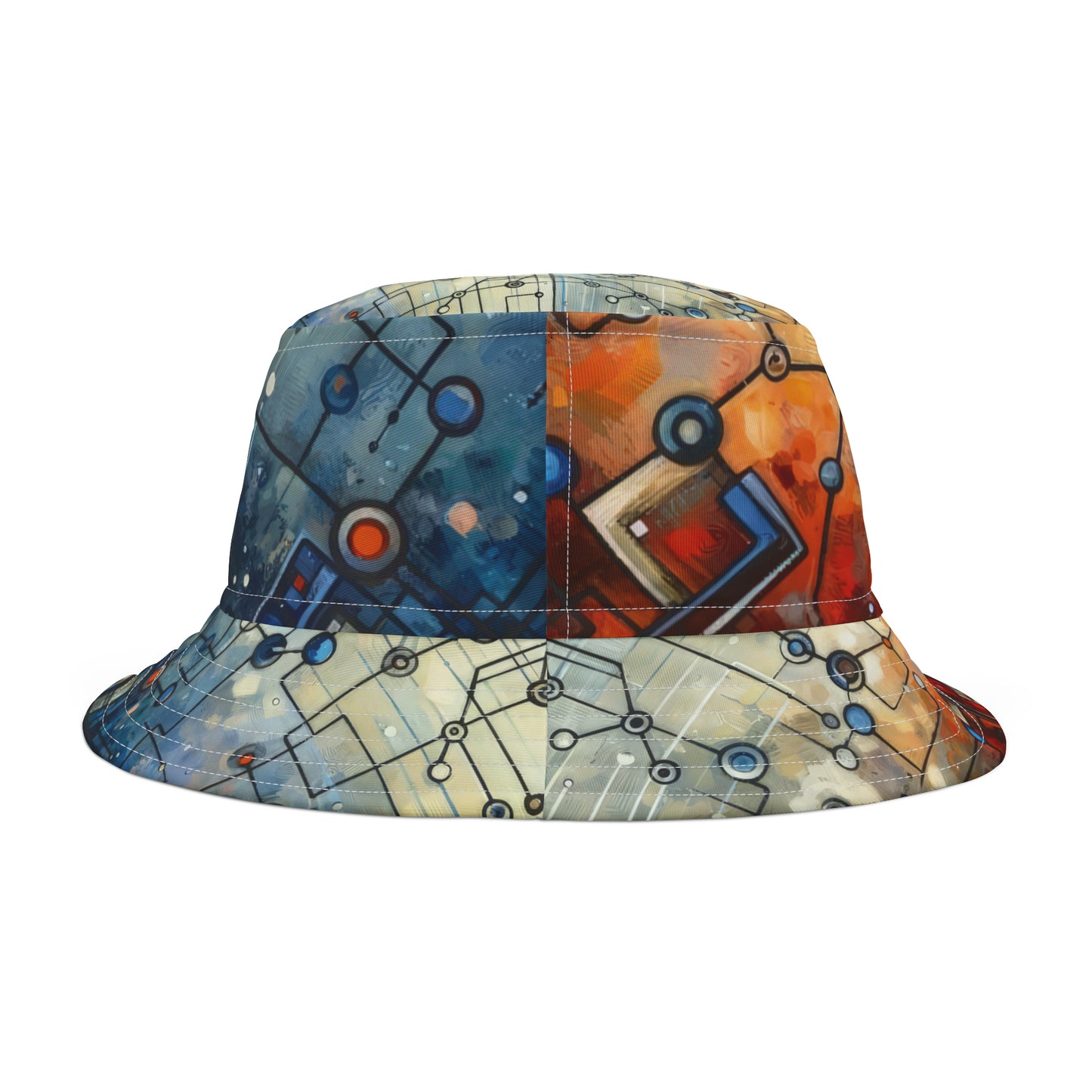 Technological Connectivity Bridge Bucket Hat (AOP)