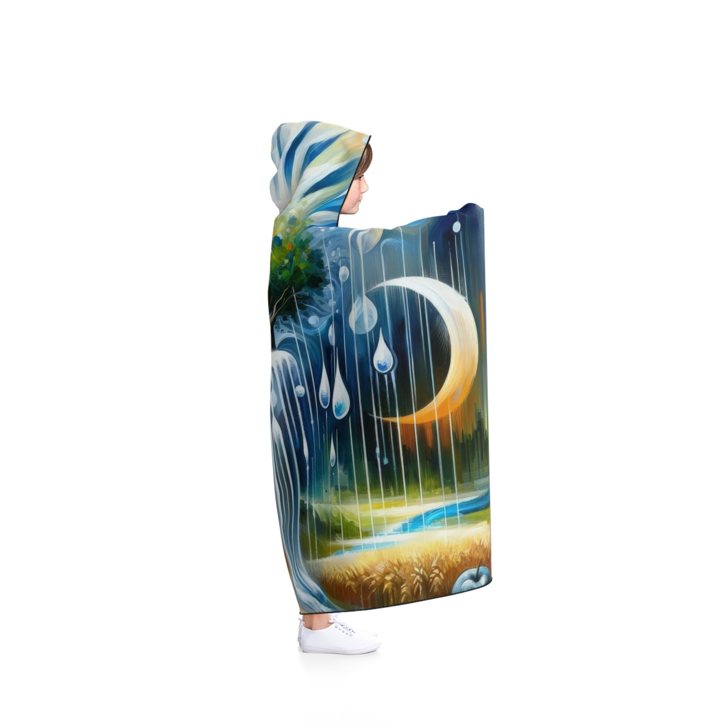 Sunshine Harvest Journey Hooded Blanket
