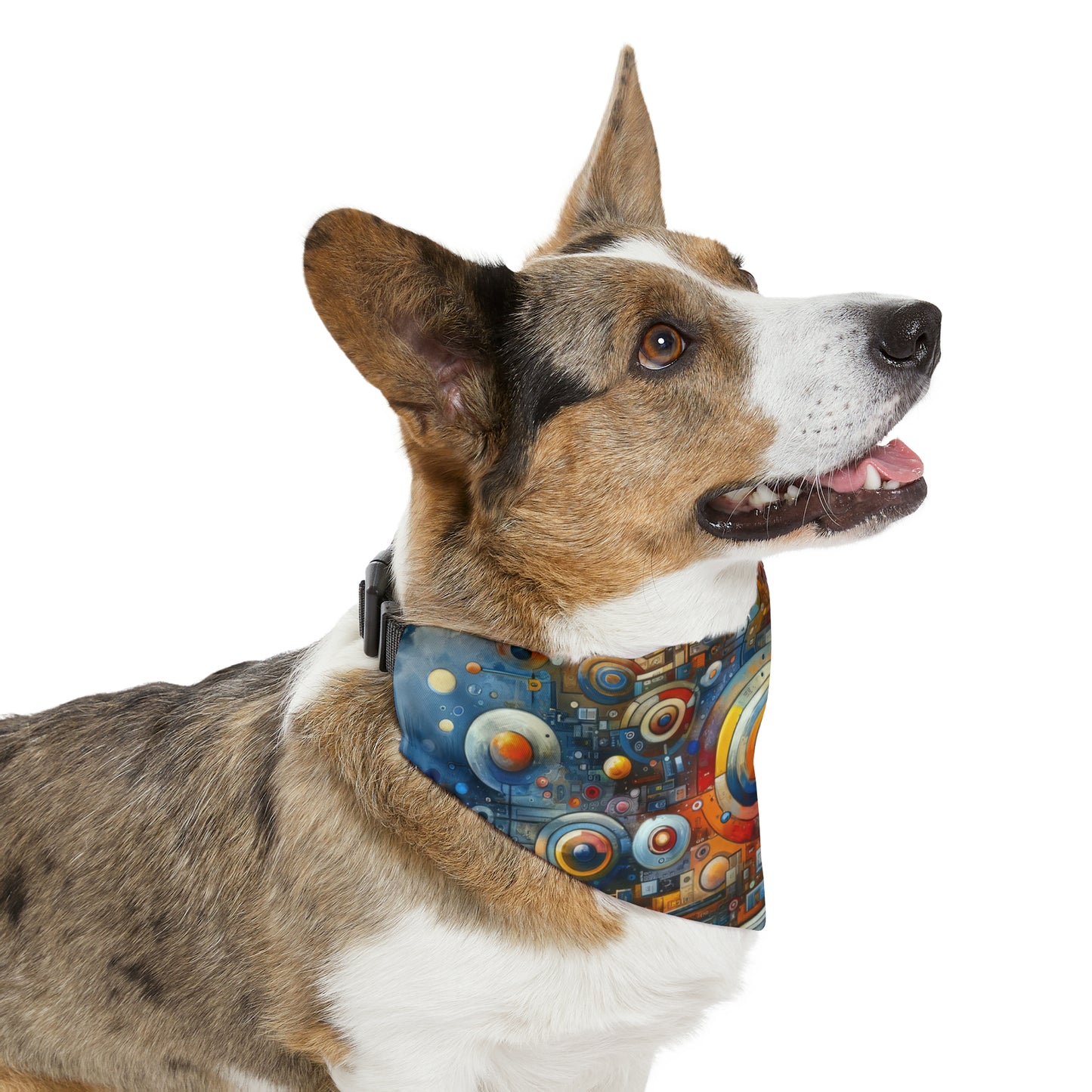 Connected Virtuality Canvas Pet Bandana Collar