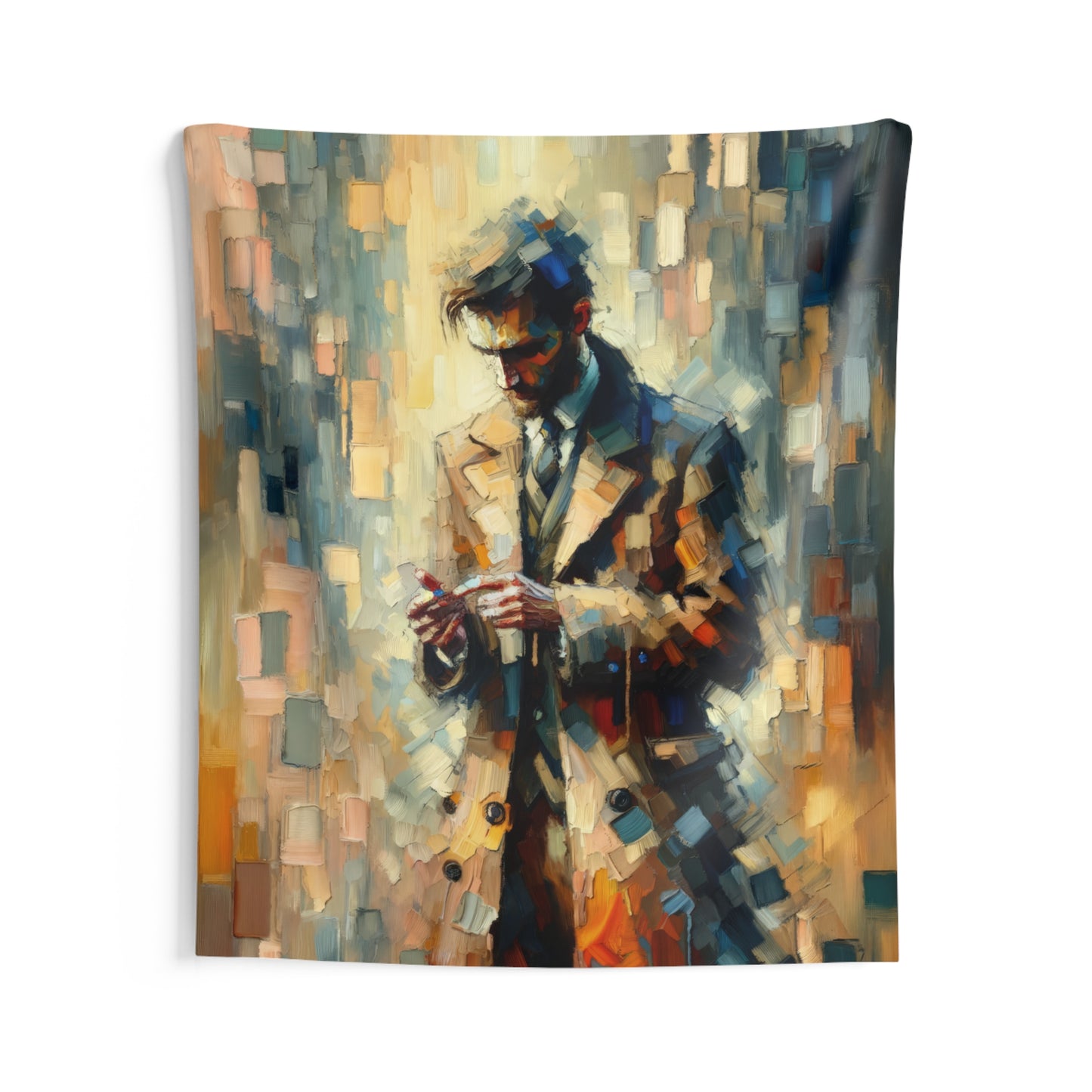Urban Tachism Encounter Indoor Wall Tapestries