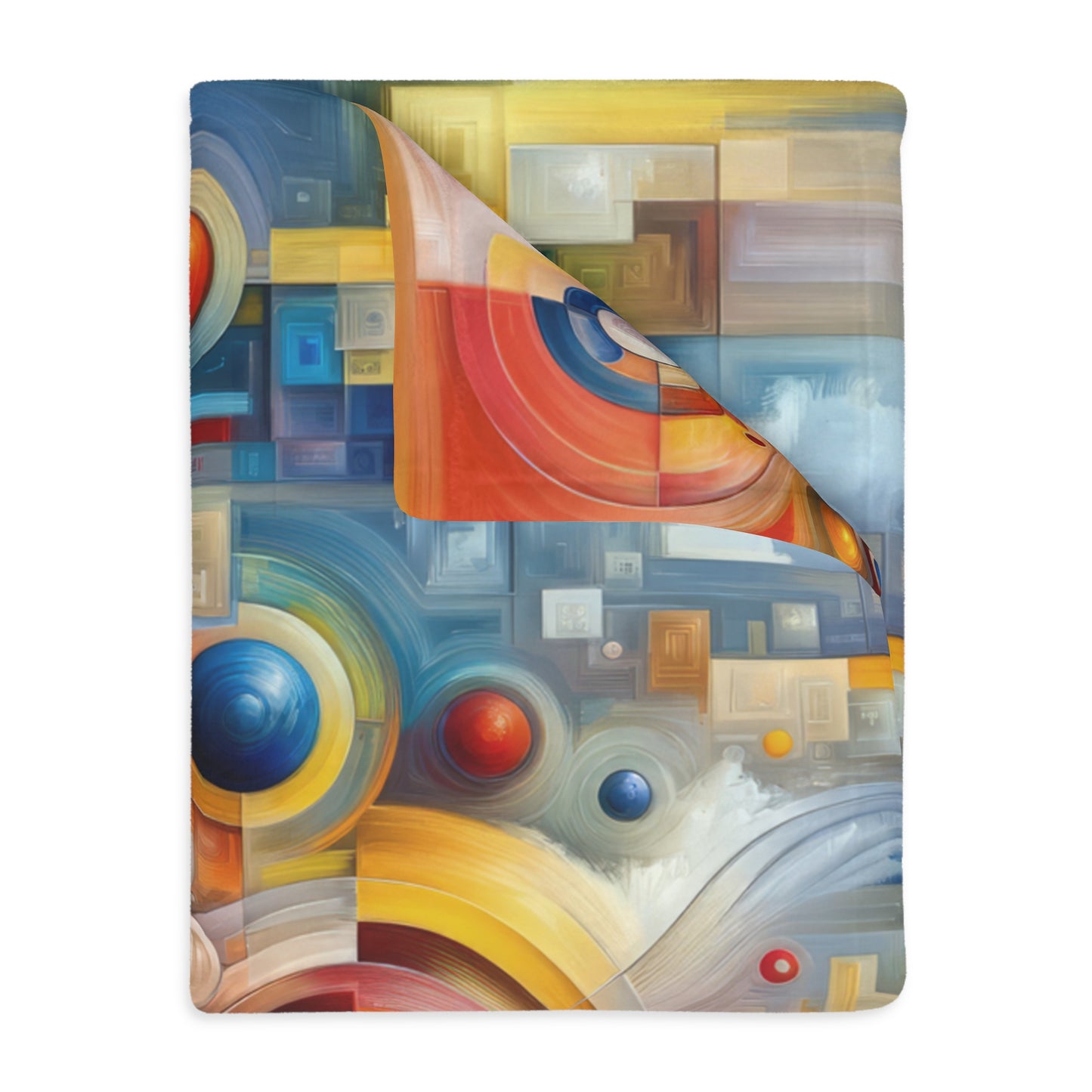 Coexistence Harmony Code Velveteen Microfiber Blanket (Two-sided print)