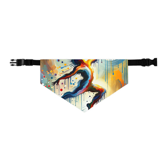 Expressive Dance Reflection Pet Bandana Collar