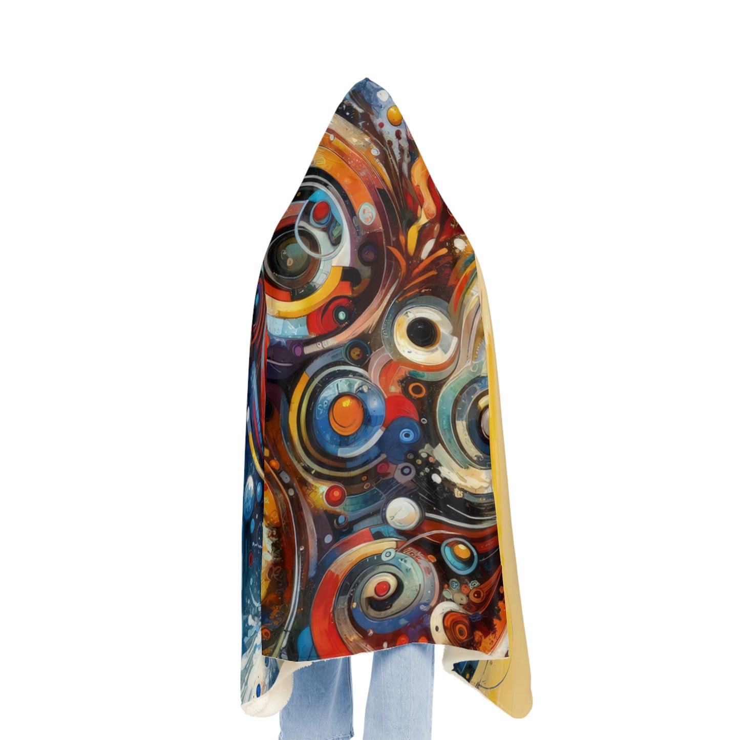 Harmonic Abstract Synergy Snuggle Blanket