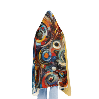 Harmonic Abstract Synergy Snuggle Blanket