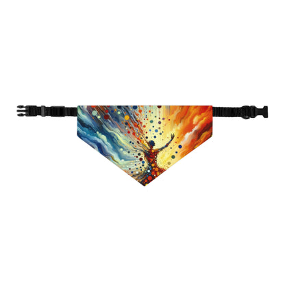 Vibrant Growth Symphony Pet Bandana Collar