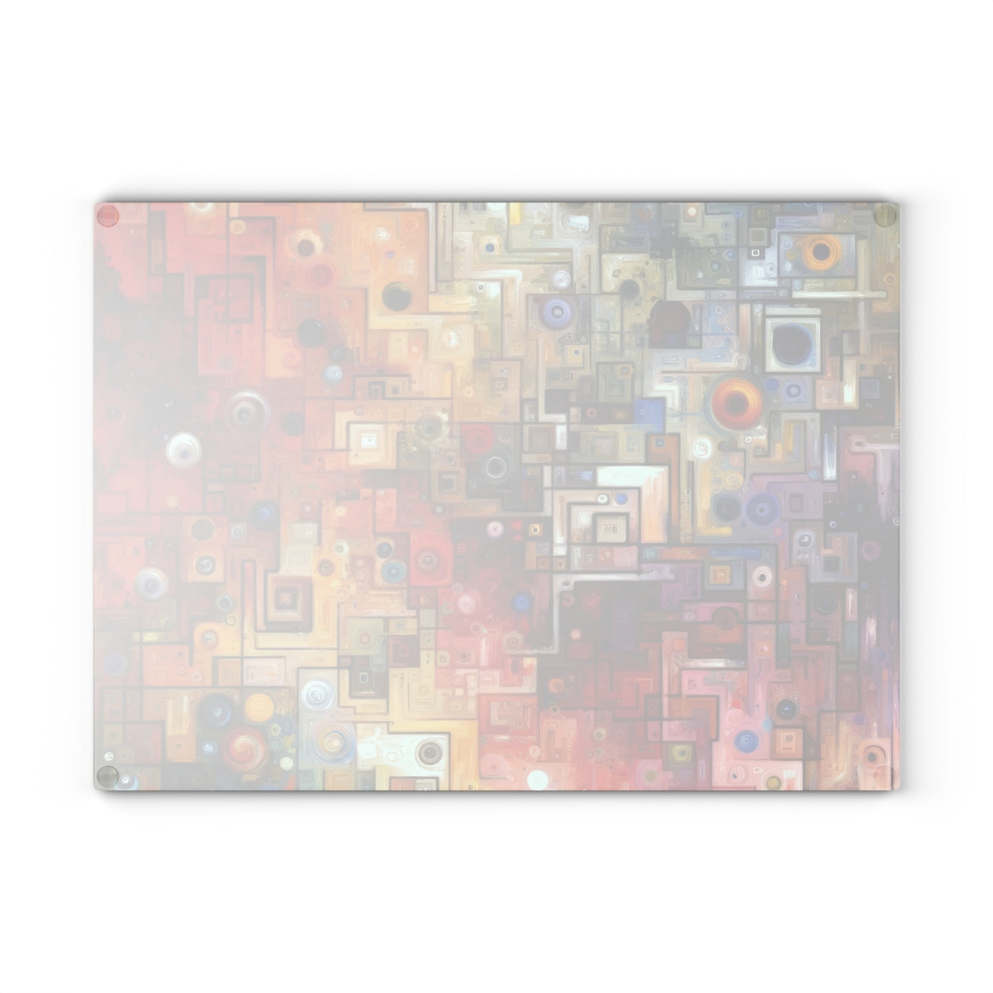 Witty Conversation Tapestry Glass Cutting Board