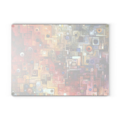 Witty Conversation Tapestry Glass Cutting Board